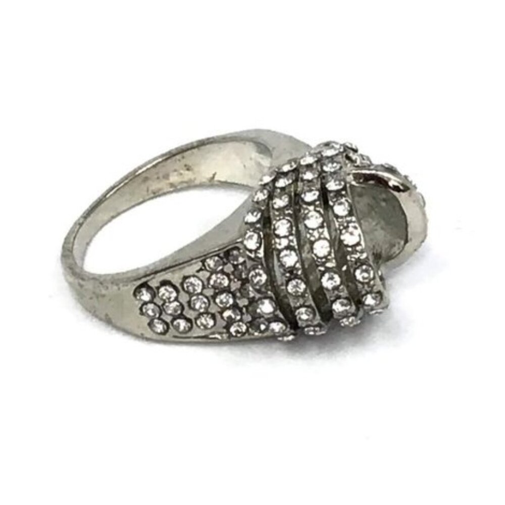 NWT Silver Women's Fashion Ring Size 8 - Picture 4 of 6